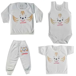 ست 4 تکه لباس نوزادی مدل 355