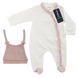 ست 2 تکه لباس نوزادی دخترانه مینینیو مدل 2404