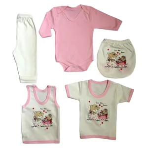 ست 5 تکه لباس نوزادی مدل Tedy2
