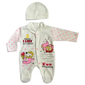ست 2 تکه لباس نوزادی مدل Ice cream 3