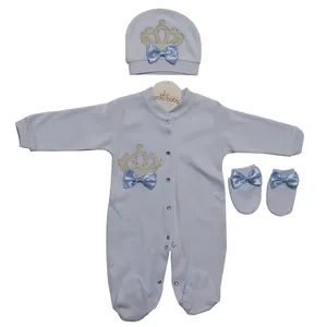 ست 3 تکه نوزادی پسرانه ادابیبی مدل 1196BSB