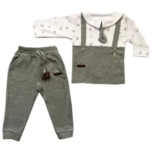 ست 2 تکه لباس نوزادی پسرانه  طرح باربد