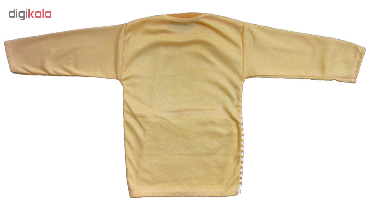 ست تی شرت و شلوار نوزادی مدل Tiny رنگ صورتی