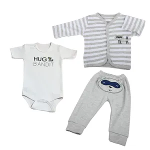 ست 3 تکه لباس نوزادی پسرانه کد 300