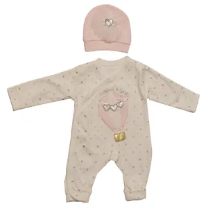 ست 2 تکه نوزادی دخترانه ادابیبی مدل 5434W