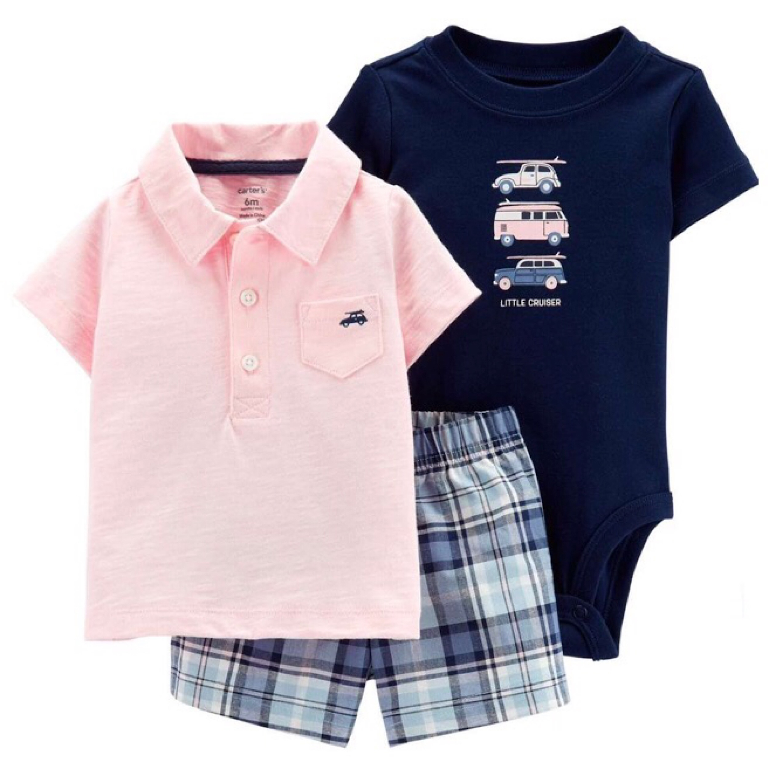 ست 3 تکه نوزادی پسرانه کارترز مدل 865