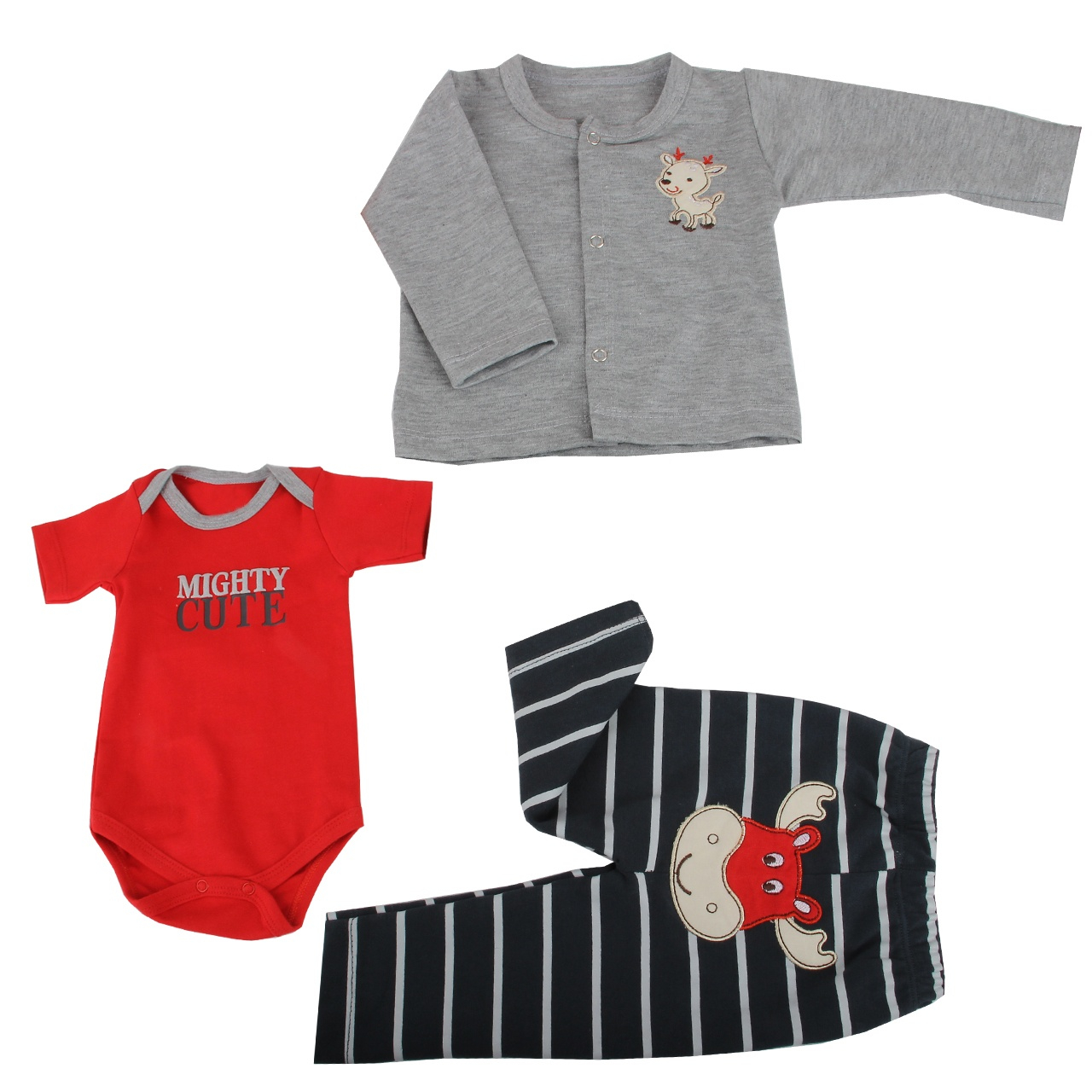 ست 3 تکه لباس نوزادی کد 306