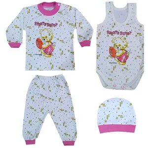 ست 4 تکه لباس نوزادی کد 10-6