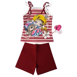 ست تاپ و شلوارک نوزادی کد 251