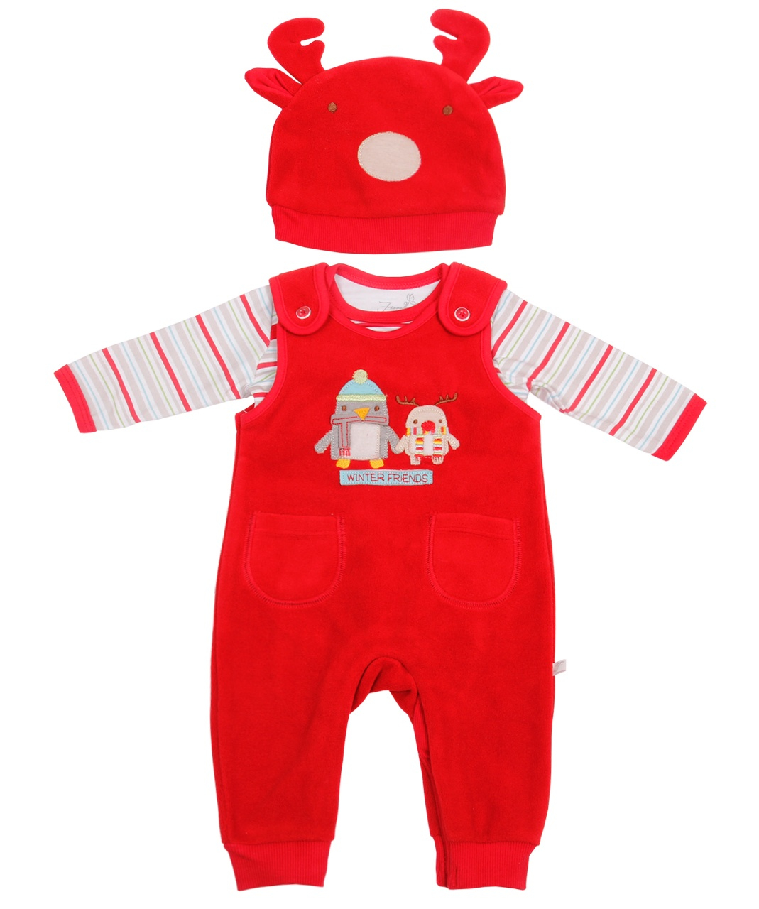 ست 3 تکه لباس نوزادی فیورلا مدل 3821