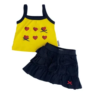 ست 2 تکه لباس نوزادی دخترانه آدمک مدل 2430001Y