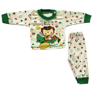 ست 2 تکه لباس نوزادی  مدل خلبان کوچک کد 03