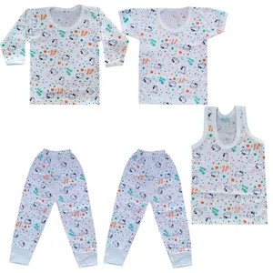 ست 5 تکه لباس نوزادی طرح کیتی