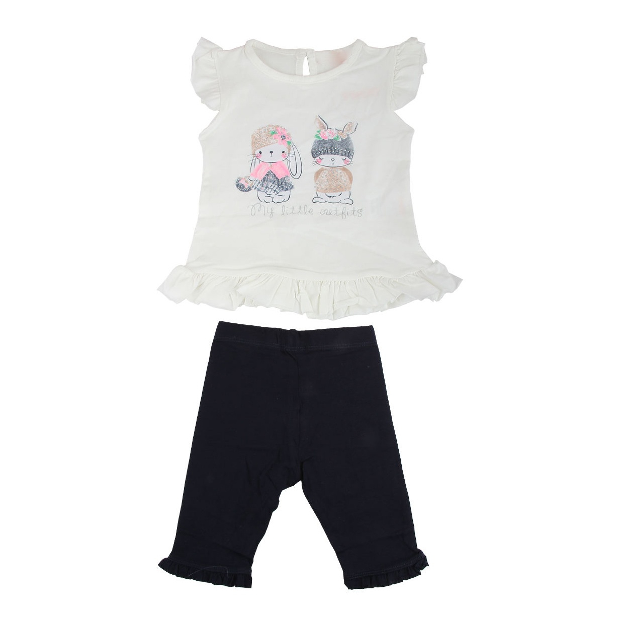 ست 2 تکه لباس نوزادی دخترانه کد 425 