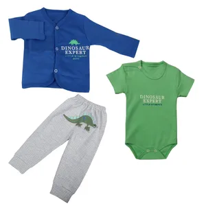 ست 3 تکه لباس نوزادی پسرانه کد 303