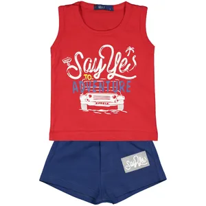 ست تاپ و شلوارک نوزادی الی کد 5