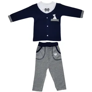 ست تی شرت و شلوار نوزادی کد 001