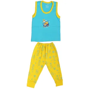 ست 2 تکه لباس نوزادی پسرانه مدل YC