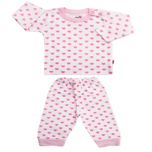 ست تی شرت و شلوار دخترانه آدمک طرح قلب