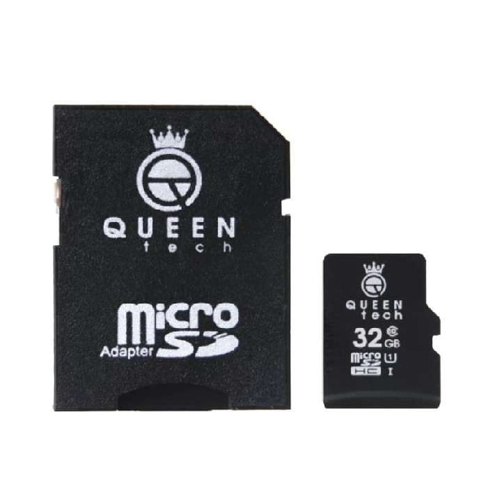 کارت حافظه microSDHC کوئین تک 300X کلاس 10 استاندارد UHS-I U1 سرعت 45MBps ظرفیت 32 گیگابایت به همراه آداپتور SD کارت حافظه microSDHC کوئین تک 300X کلاس 10 استاندارد UHS-I U1 سرعت 45MBps ظرفیت 32 گیگابایت به همراه آداپتور SD