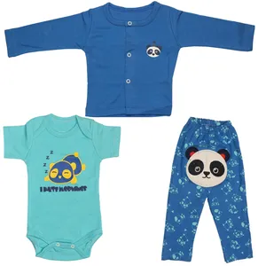 ست 3 تکه لباس نوزادی مدل Panda 3