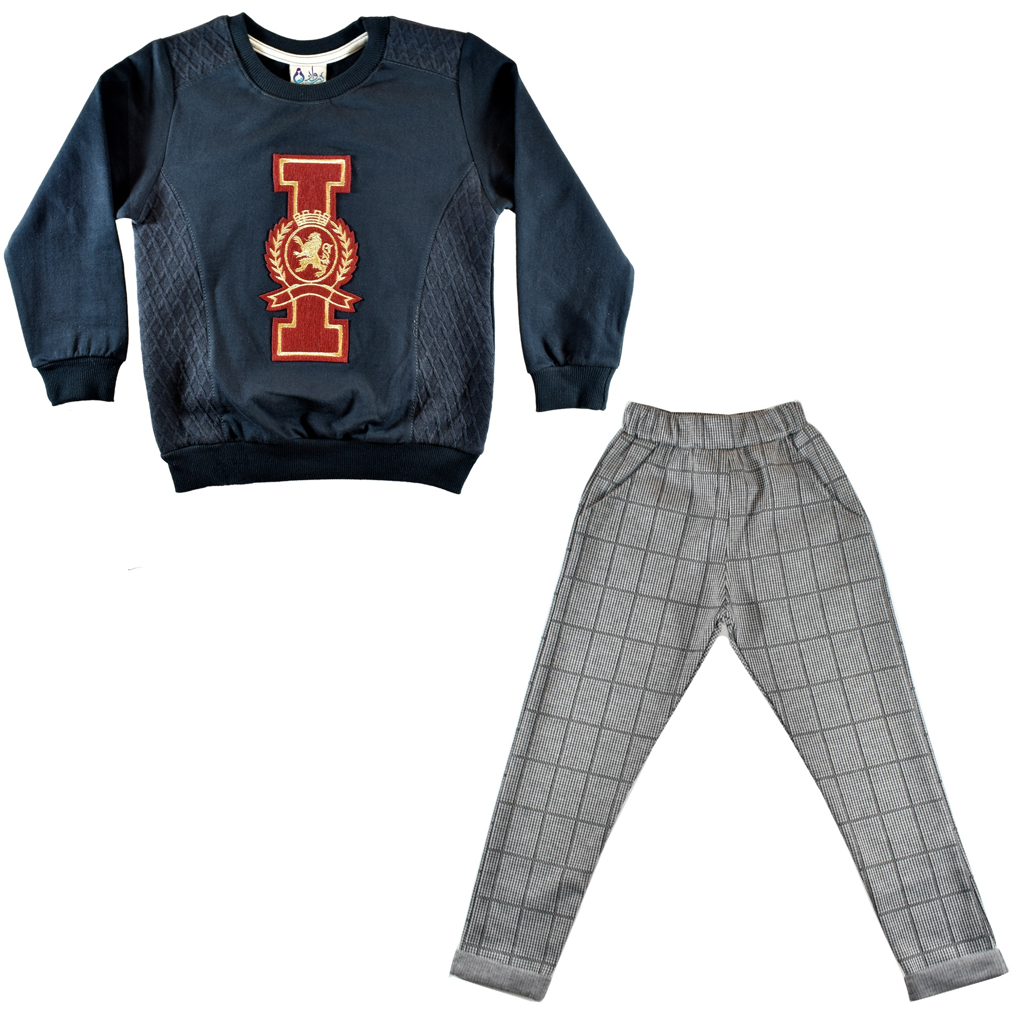 ست 2 تکه لباس پسرانه نیروان طرح 88 کد 3