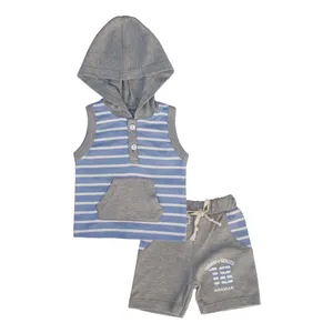 ست لباس نوزادی پسرانه آدمک مدل 232200 رنگ نیلی