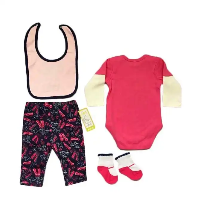 ست 4 تکه لباس نوزادی مدل banoo کد 23