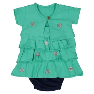 ست 3 تکه نوزادی دخترانه کد 132