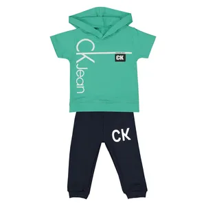 ست تی شرت و شلوارک نوزادی کد 119