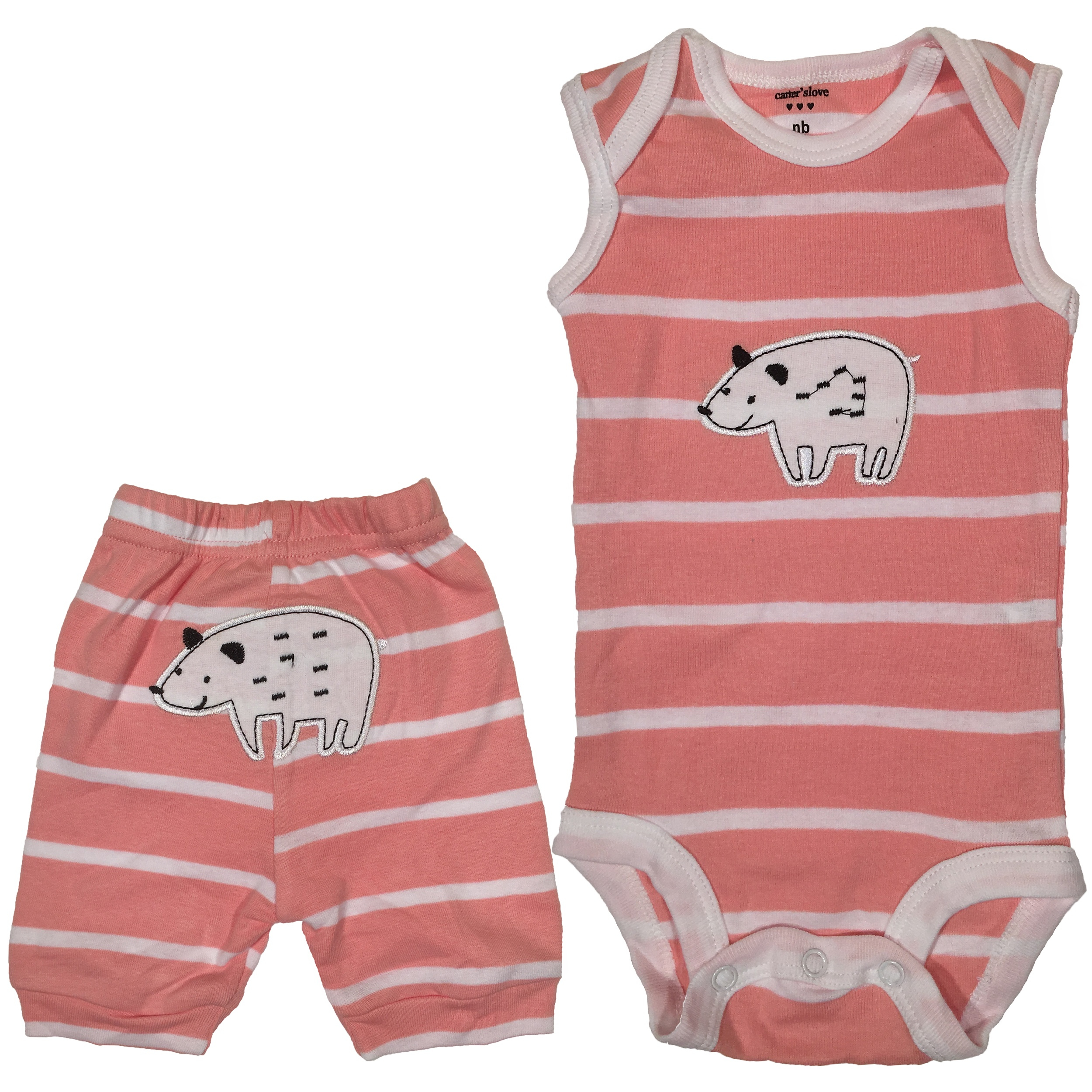 ست بادی و شلوارک نوزاد کارترزلاو مدل 10056-1