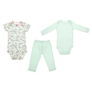 ست 3 تکه  لباس نوزادی دخترانه کد 654