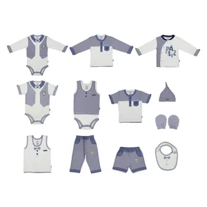 ست 12 تکه لباس نوزادی پاریز طرح کلاسیک