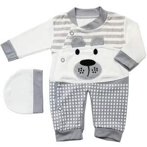 ست 2 تکه لباس نوزادی طرح خرس کد 260 مدل Sorme-0