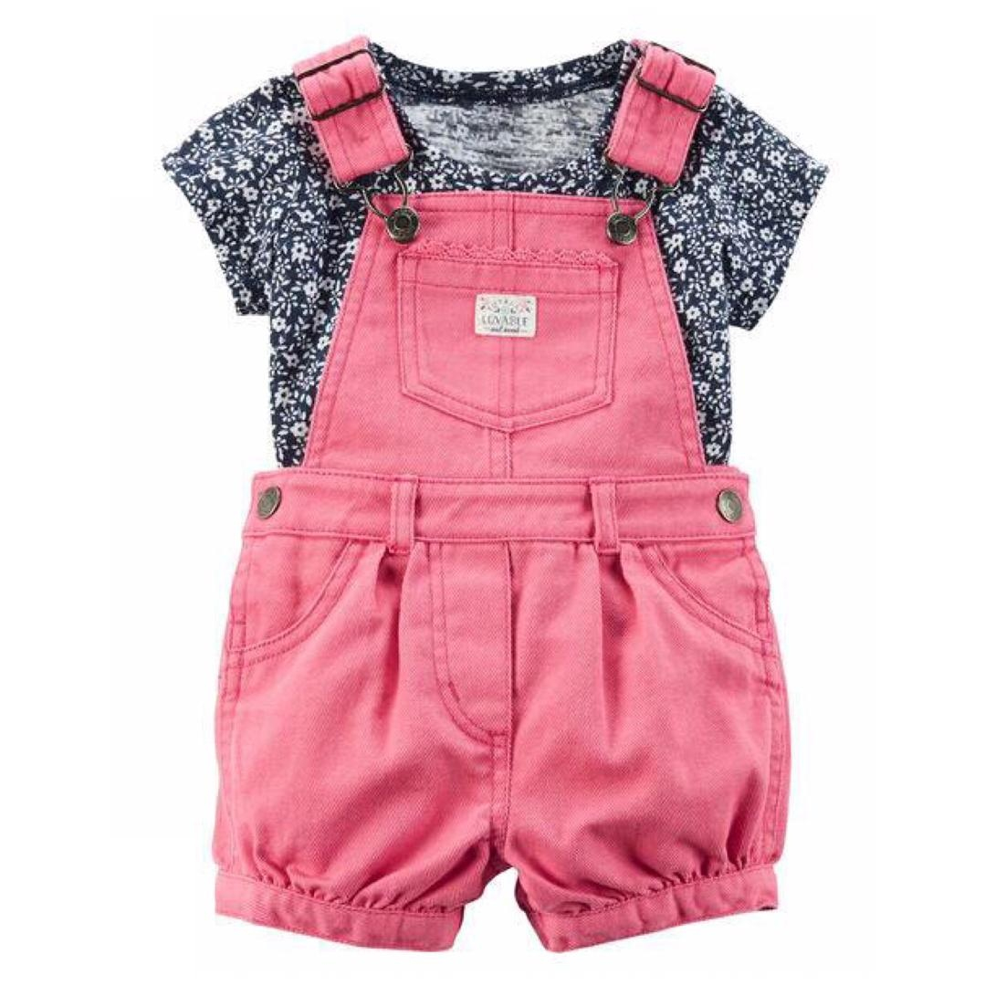 ست 2 تکه لباس نوزادی دخترانه کارترز کد 427