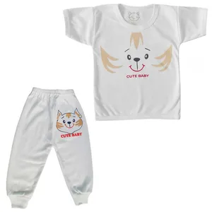 ست دو تکه لباس نوزادی مدل 203