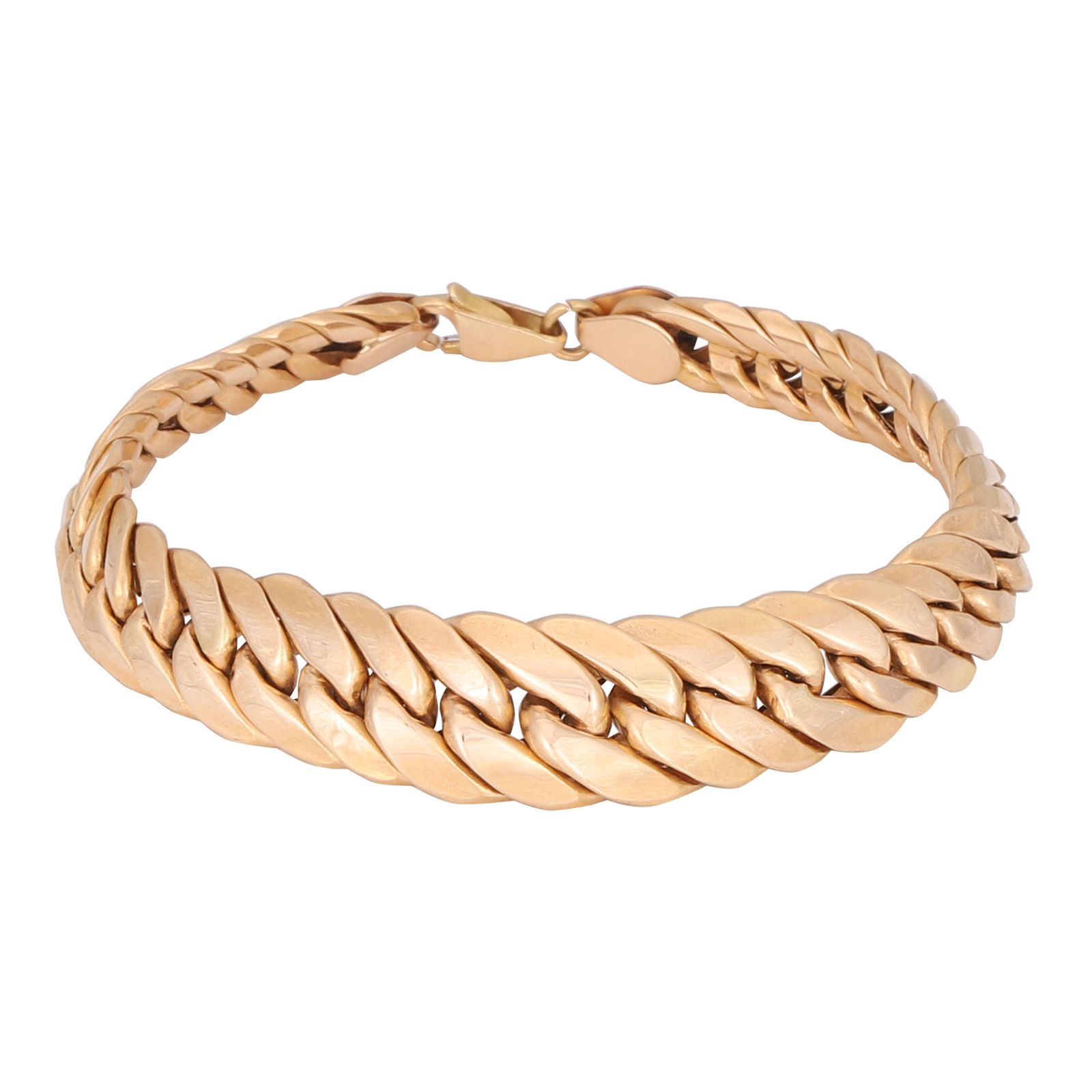 دستبند طلا 18 عیار زنانه کد G587 -  - 1