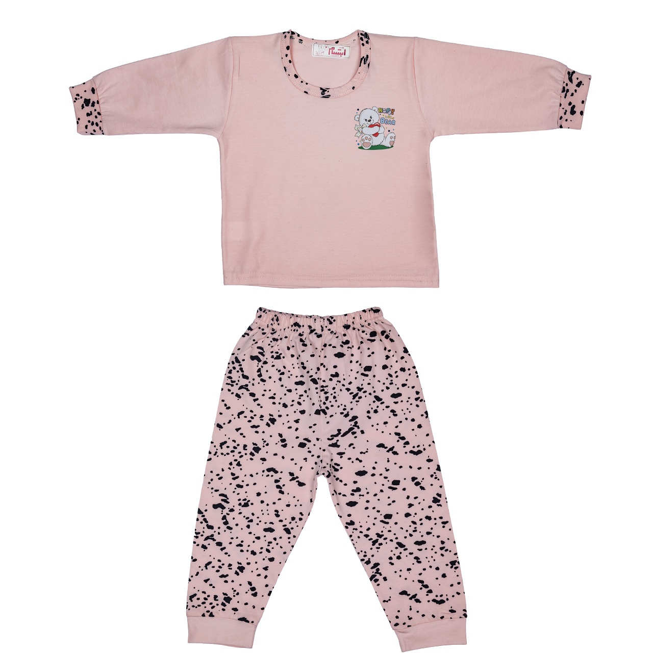 ست تی شرت و شلوار نوزادی ابتسام کد 116