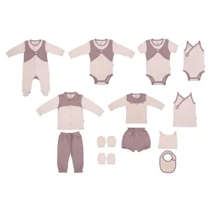 ست 13 تکه لباس نوزادی پاریز طرح یاس