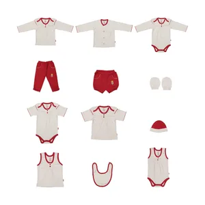 ست 12 تکه لباس نوزادی پاریز طرح خال و خورشید