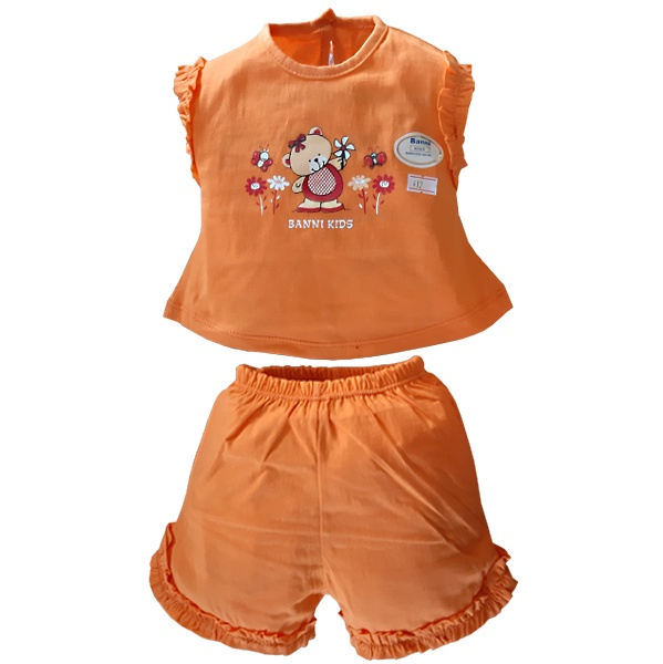 ست تاپ و شلوارک نوزادی مدل g1122