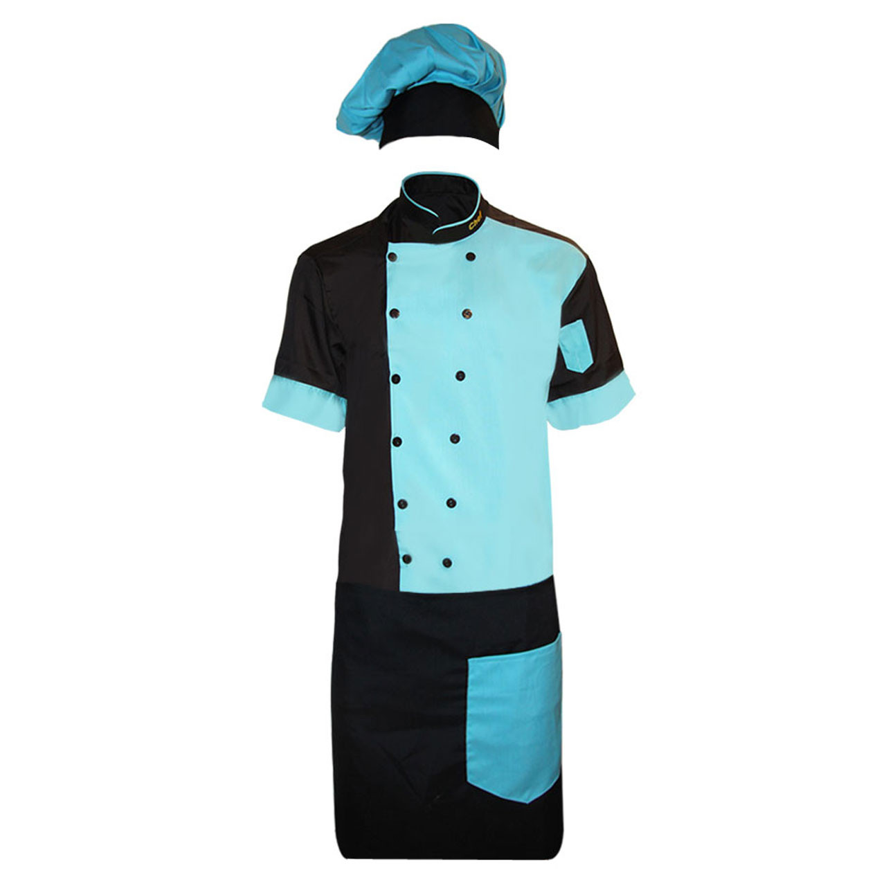 لباس کار مدل Set CHEF1 رنگ آبی لباس کار مدل Set CHEF1 رنگ آبی