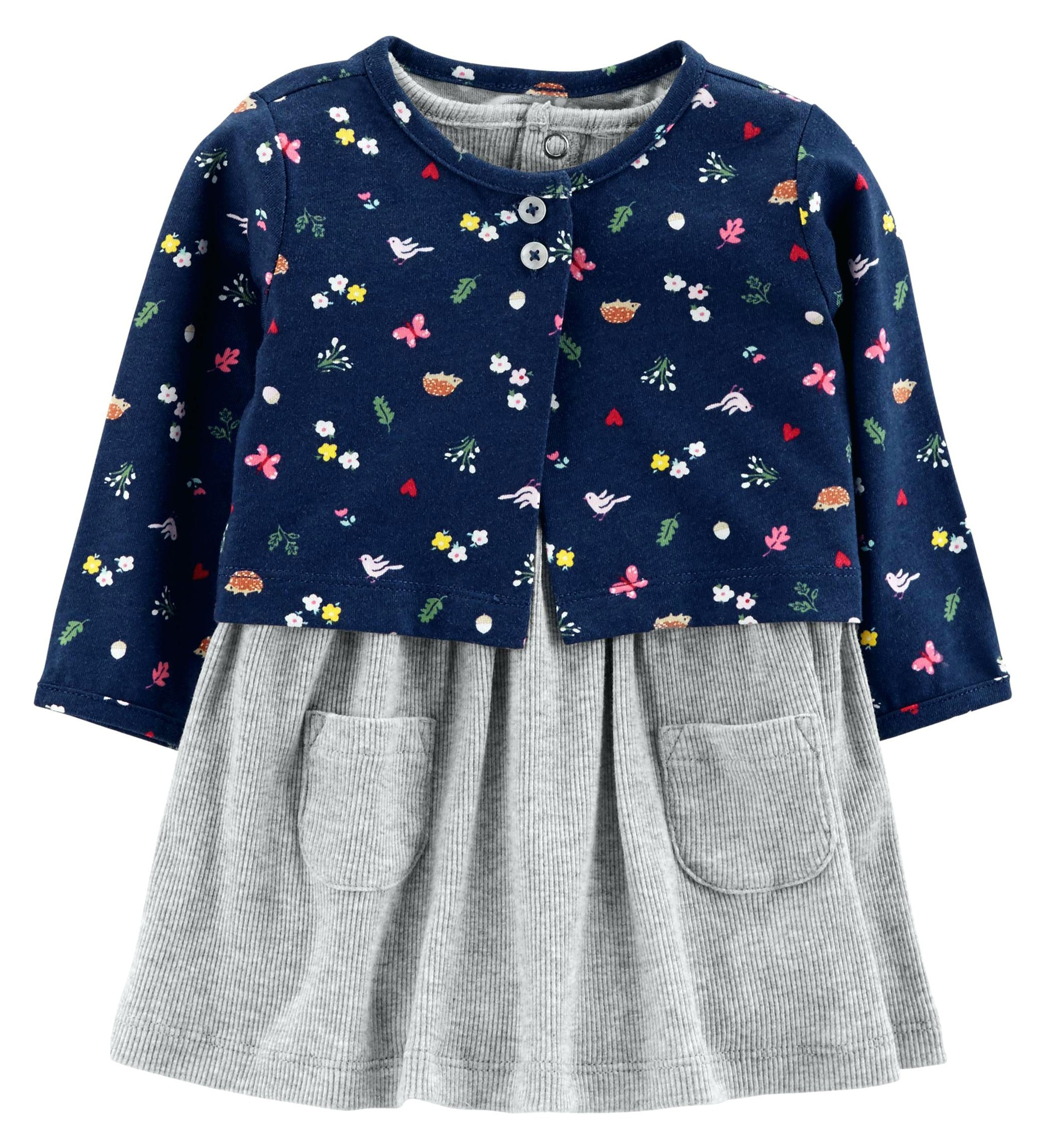 ست 2 تکه لباس نوزادی دخترانه کارترز مدل 933