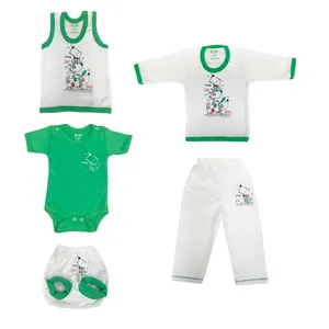 ست 5 تکه لباس نوزادی بی.آی.ام طرح سگ 