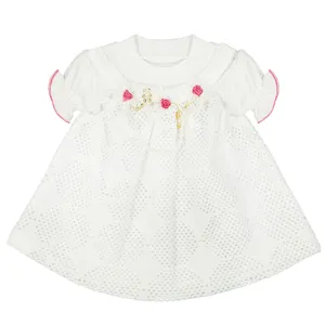 ست بلوز و پیراهن نوزادی دخترانه کد 1074