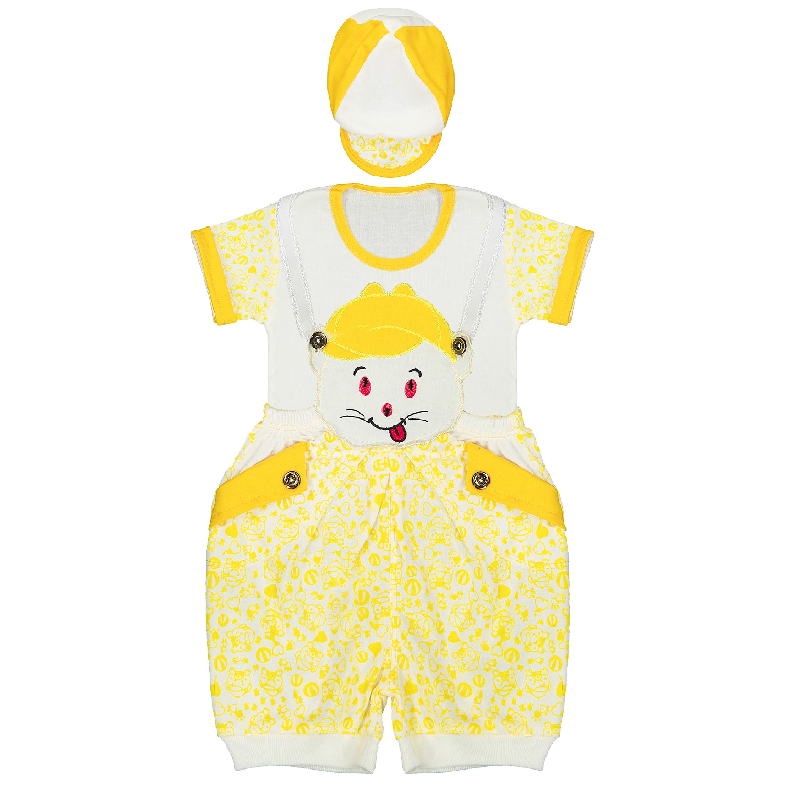 ست 3 تکه لباس نوزاد کد 1077