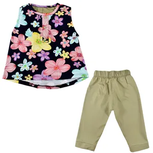 ست سارافون و شلوار دخترانه کد 1515-1