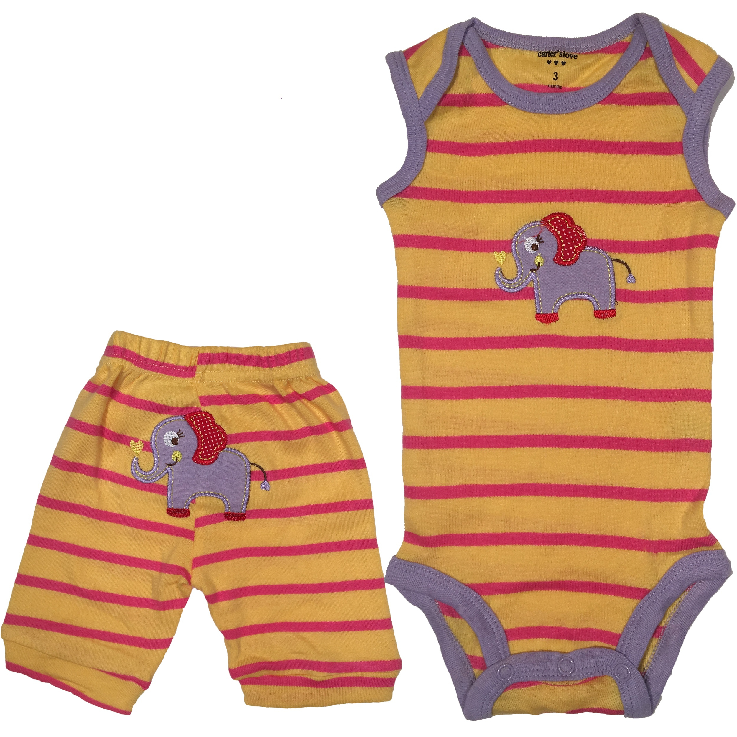 ست بادی و شلوارک نوزادی کارترزلاو مدل 10056-18