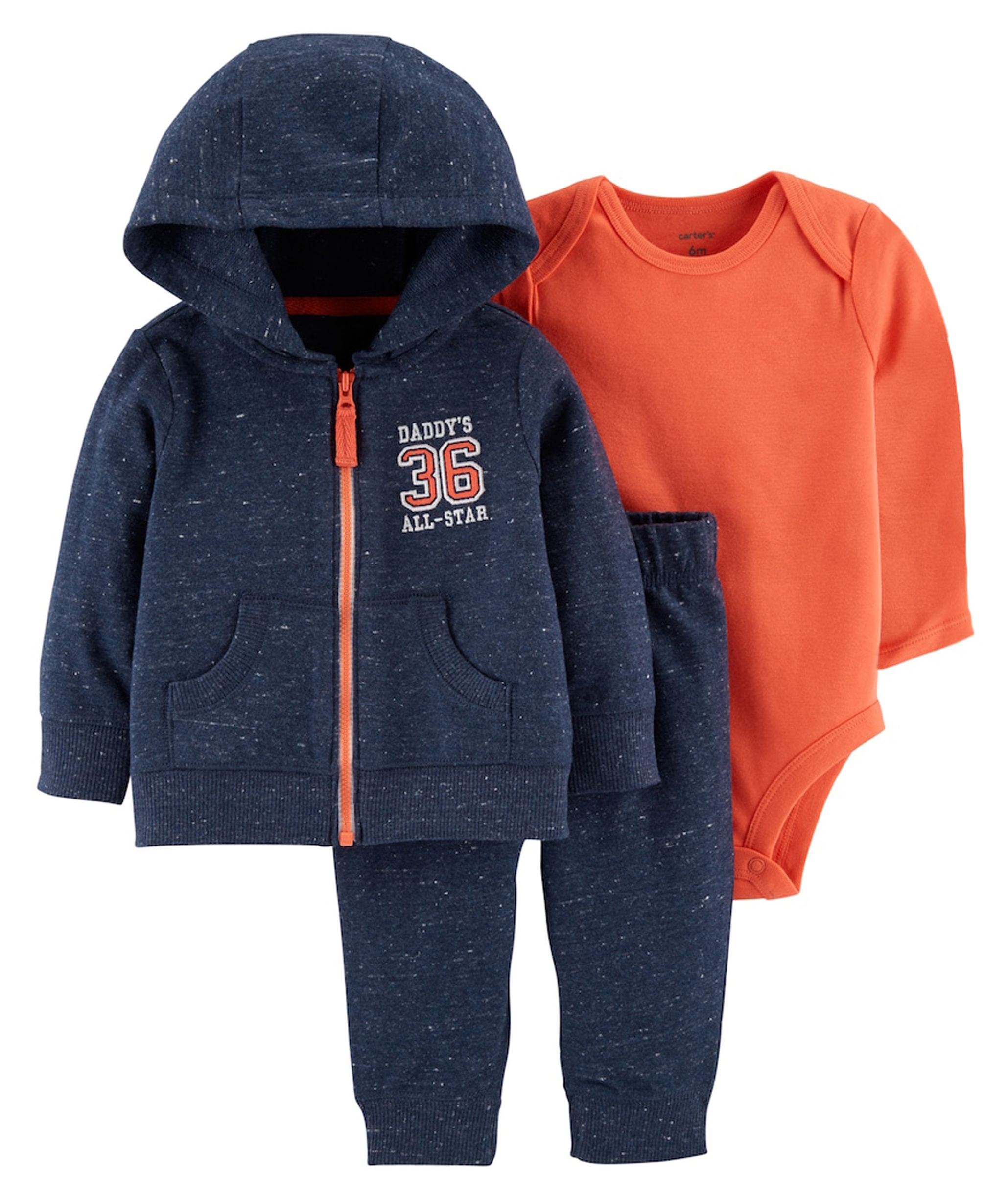 ست 3 تکه لباس نوزادی پسرانه کارترز کد 1009