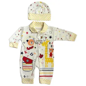 ست سرهمی و کلاه نوزادی ملوسک طرح beor کد 003